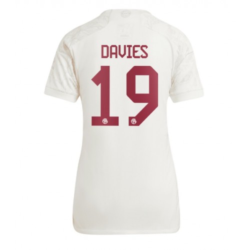 Bayern Munich Alphonso Davies #19 Rezervni Dres za Ženska 2023-24 Kratak Rukav